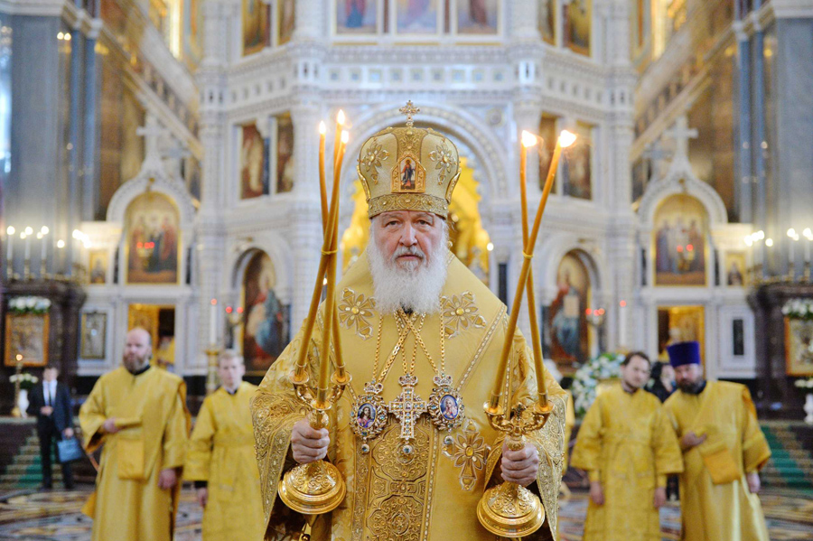 Архиепископ Сергий сослужил Святейшему Патриарху в Неделю Всех Святых