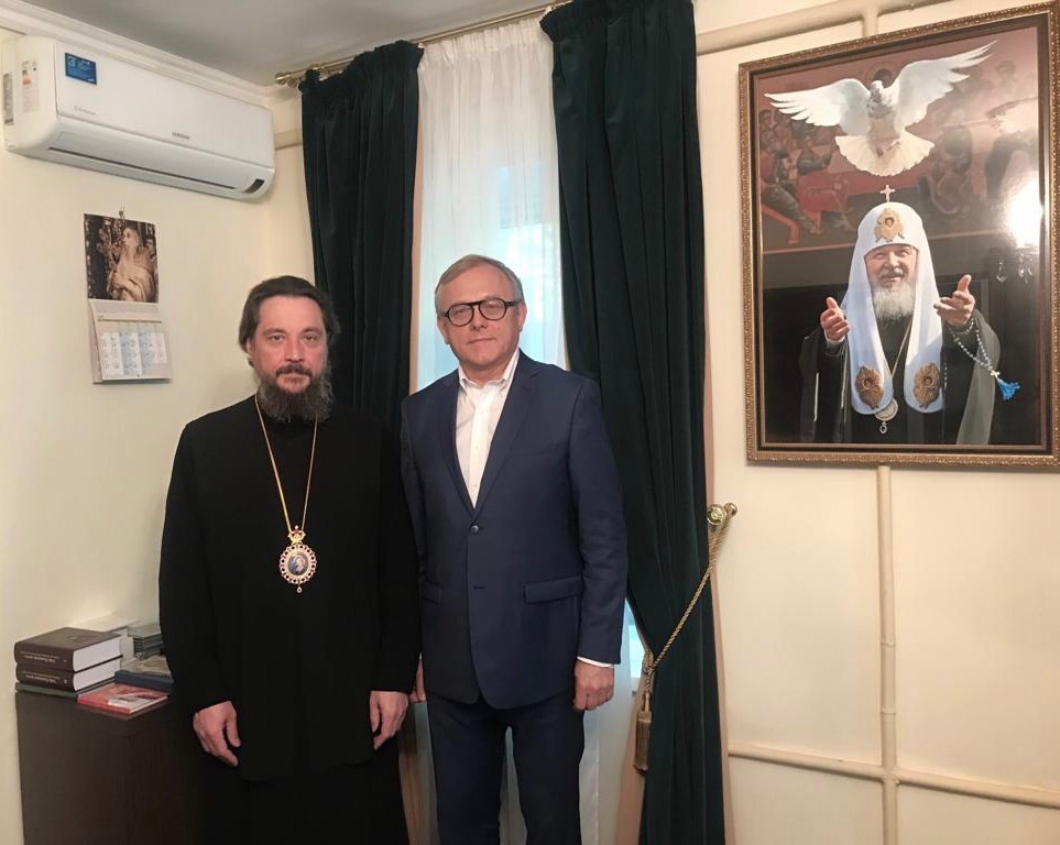 Митрополит Сергий встретился с Послом РФ в КНДР Александром Ивановичем Мацегорой