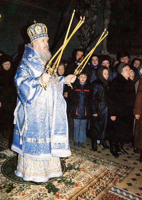 26-я годовщина со дня второго освящения Храма Живоначальной Троицы в Останкино